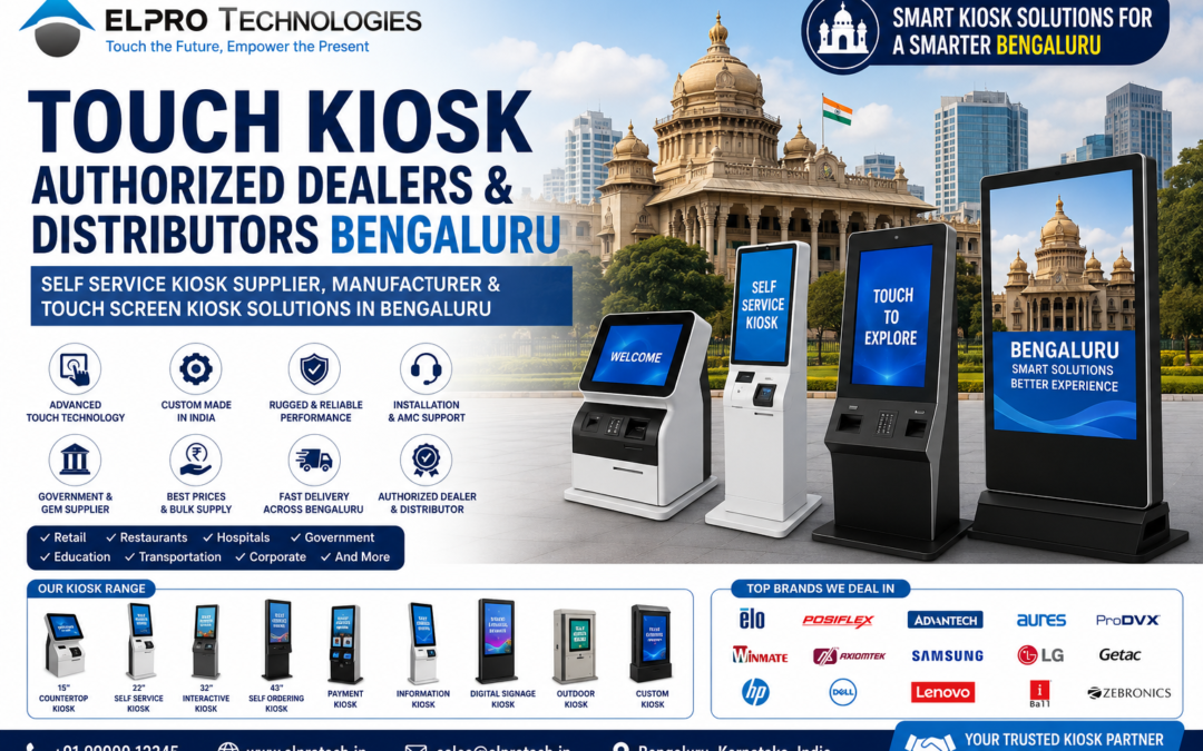 Touch Kiosk Authorized Dealers & Distributors Bengaluru | Self Service Kiosk Supplier, Manufacturer & Touch Screen Kiosk Solutions in Bengaluru